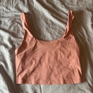 Fabletics Peach CroppedTank Top Sz XS